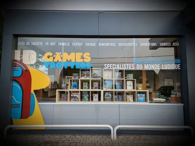 La vitrine extérieure Games Trotters